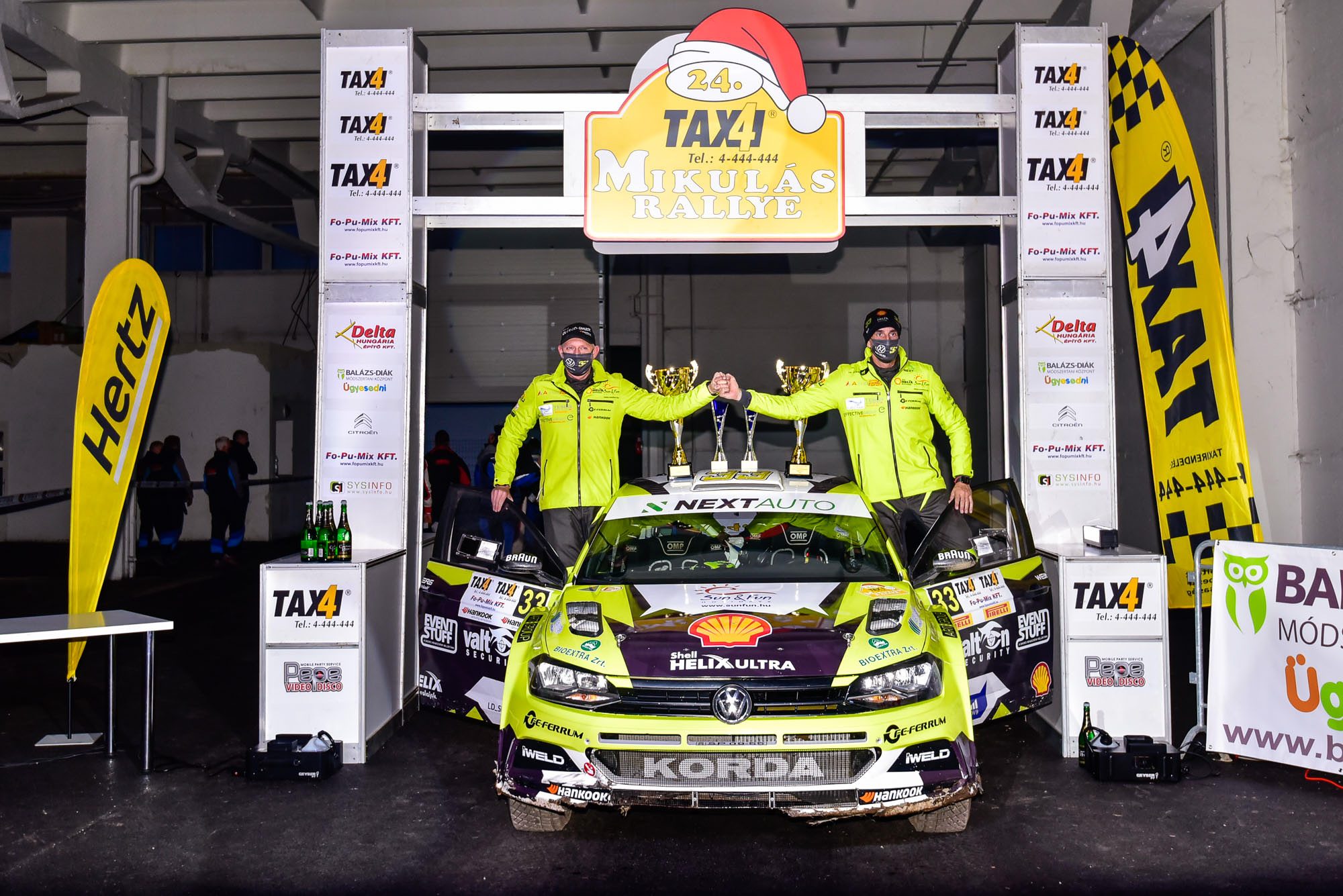 Fölénnyel nyertük az évadzáró Mikulás Rallye-t